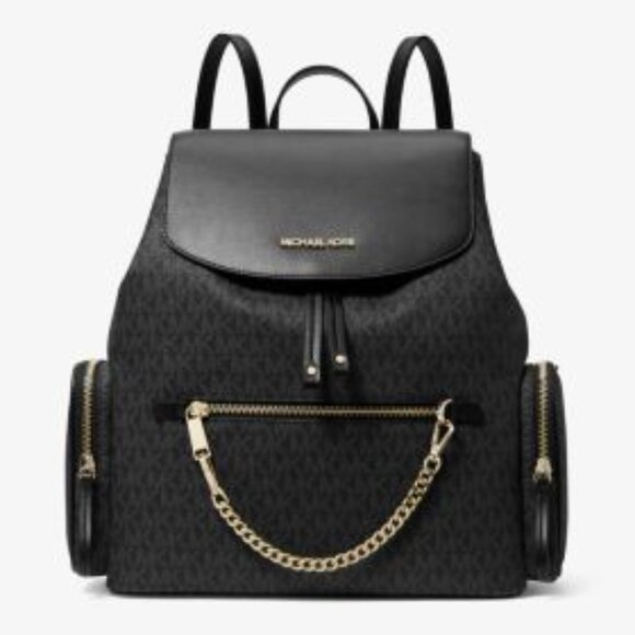 Micheal Kors Jet Set Large Logo Backpack - Picture 1 of 4